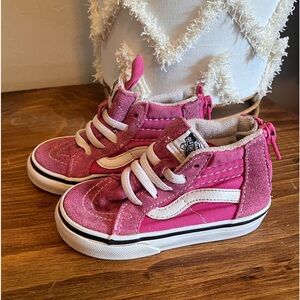 Hot Pink High Top Vans Toddler Size 5C